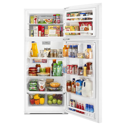 WHIRLPOOL 28-inch Wide Refrigerator Compatible With The EZ Connect Icemaker Kit - 18 Cu. Ft. - WRT518SZFW-KT