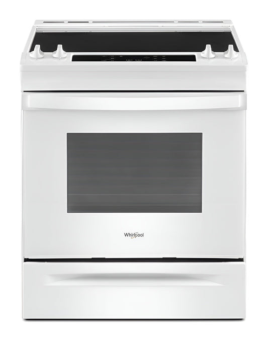 WHIRLPOOL WEE515S0LW 4.8 Cu. Ft. Whirlpool® Electric Range with Frozen Bake™ Technology - WEE515S0LW-KT