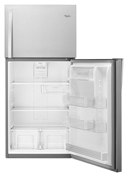 WHIRLPOOL 30-inch Wide Top Freezer Refrigerator - 19 cu. ft. - WRT519SZDM-KT