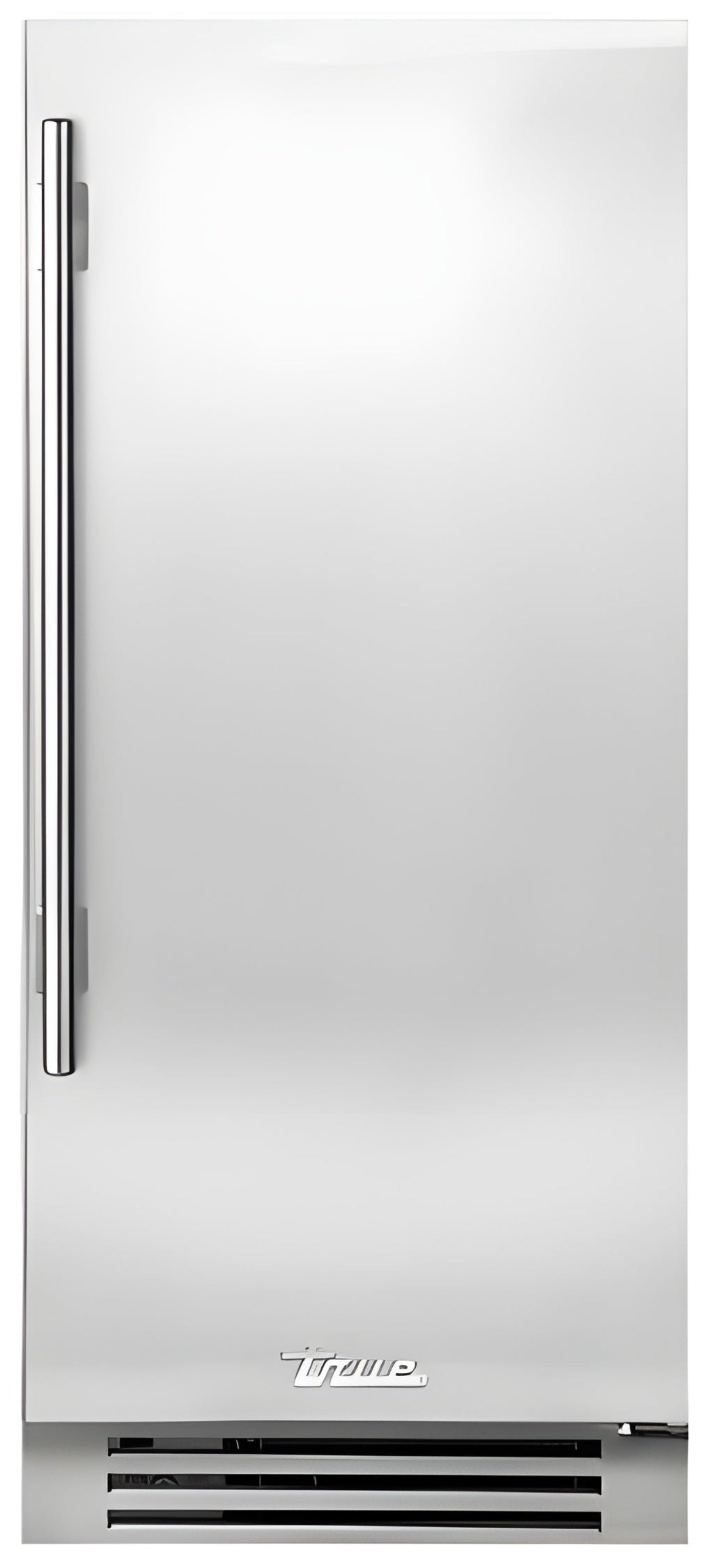 True Refrigeration: 15" Clear Ice Maker w/ Articulating/Soft Close Hinge, Stainless Door - TUI-15-L-SS-D