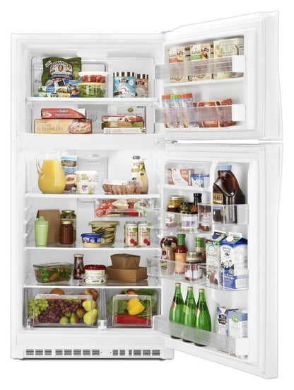 WHIRLPOOL 33-inch Wide Top Freezer Refrigerator - 21 cu. ft. - WRT511SZDW-KT