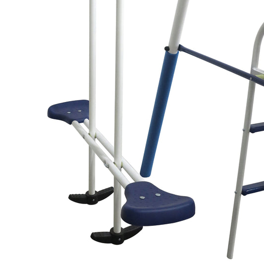 XDP Recreation Playground Galore Outdoor Swing Set with Glider, 3 Swings & Slide - 94021