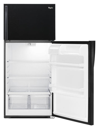WHIRLPOOL 28-inch Wide Top Freezer Refrigerator - 14 cu. ft. - WRT134TFDB-KT