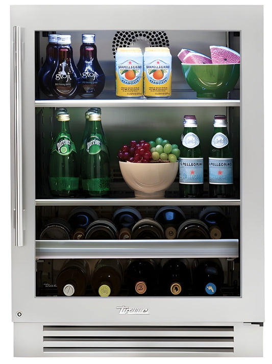 True Refrigeration: 24" Beverage Center - TBC-24-R-OP-C