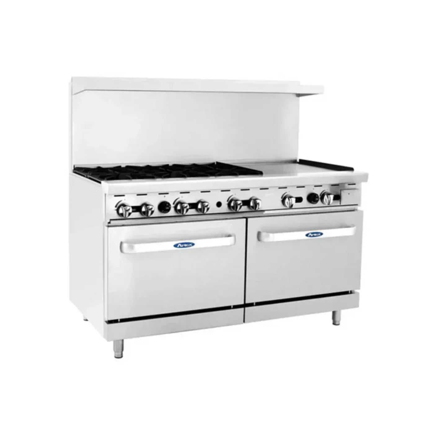 Atosa AGR-6B24G-LP 60" CookRite Range Liquid Propane Gas with 24" Griddle - AGR-6B24G-LP