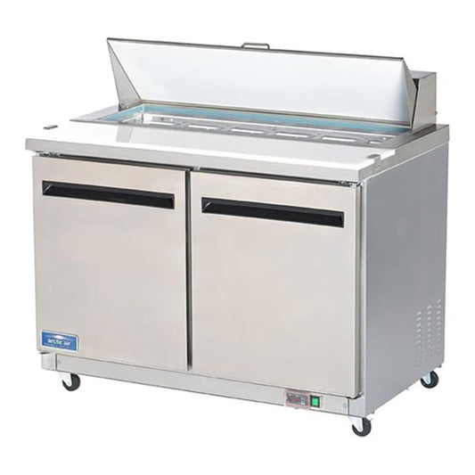 Arctic Air AMT48R 48.25" Double Door Mega-Top Sandwich/ Salad Prep Table - AMT48R