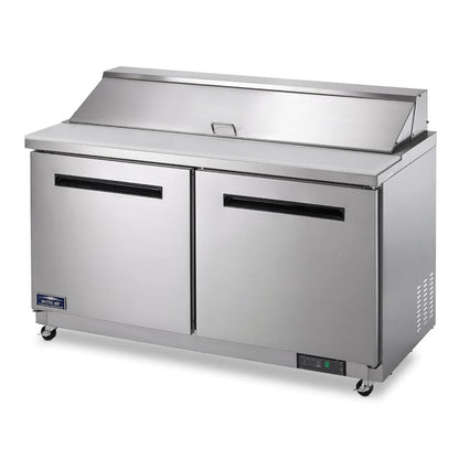 Arctic Air AMT60R 60" Double Door Mega-Top Sandwich/ Salad Prep Table - AMT60R