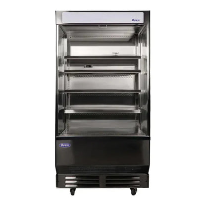 Atosa AOM-40B 39.6" Open Air Merchandiser, Black Exterior, 20.6 Cu. Ft - AOM-40B