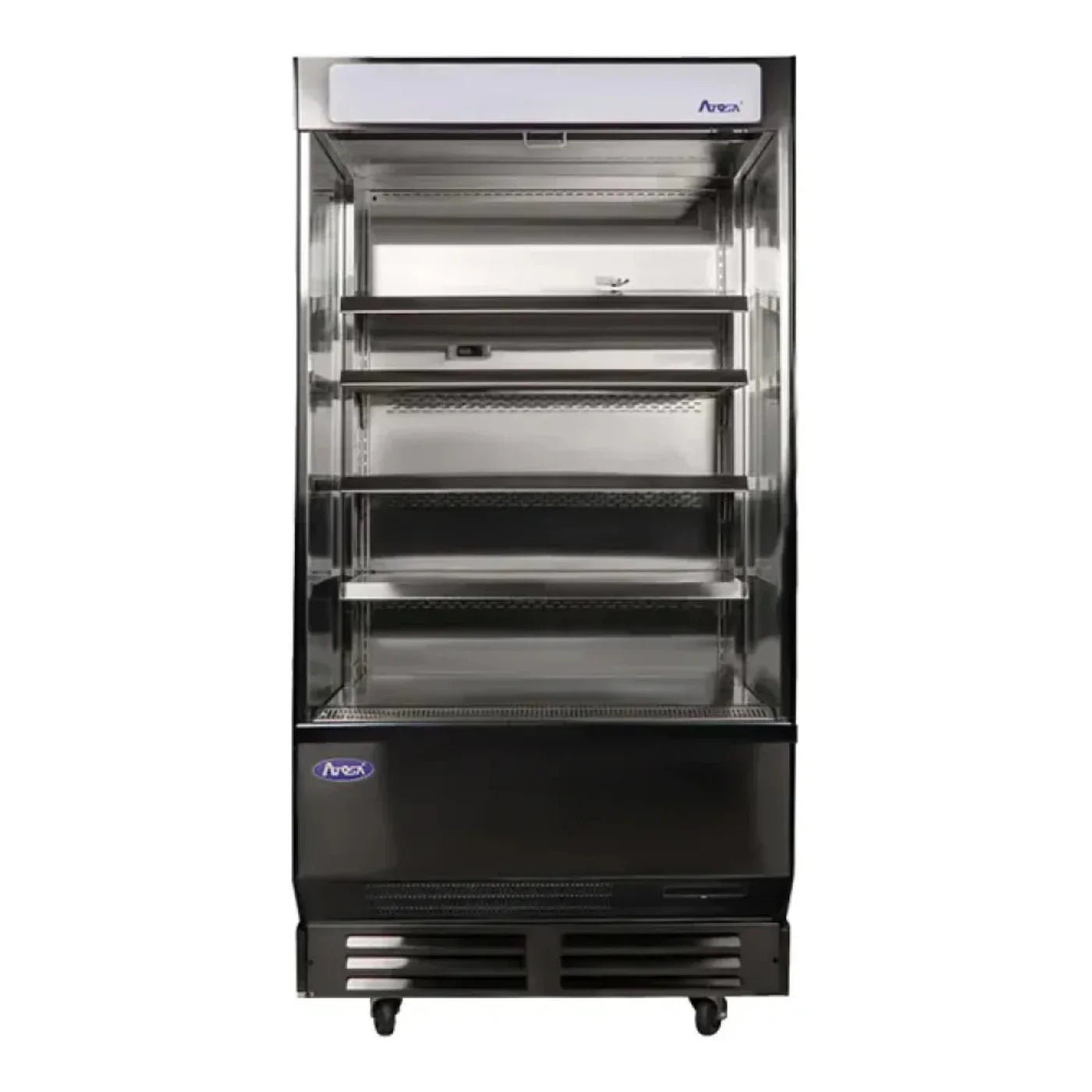 Atosa AOM-40B 39.6" Open Air Merchandiser, Black Exterior, 20.6 Cu. Ft - AOM-40B