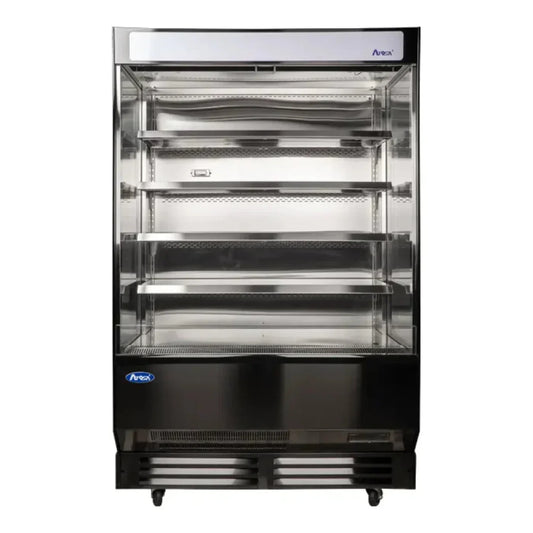 Atosa AOM-50B 51.4" Open Air Merchandiser, Black Exterior, 27.5 Cu. Ft - AOM-50B