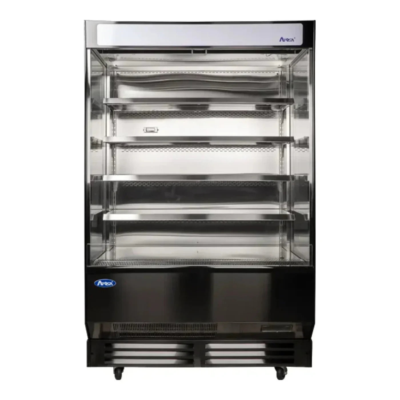 Atosa AOM-50B 51.4" Open Air Merchandiser, Black Exterior, 27.5 Cu. Ft - AOM-50B