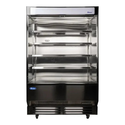 Atosa AOM-50B 51.4" Open Air Merchandiser, Black Exterior, 27.5 Cu. Ft - AOM-50B