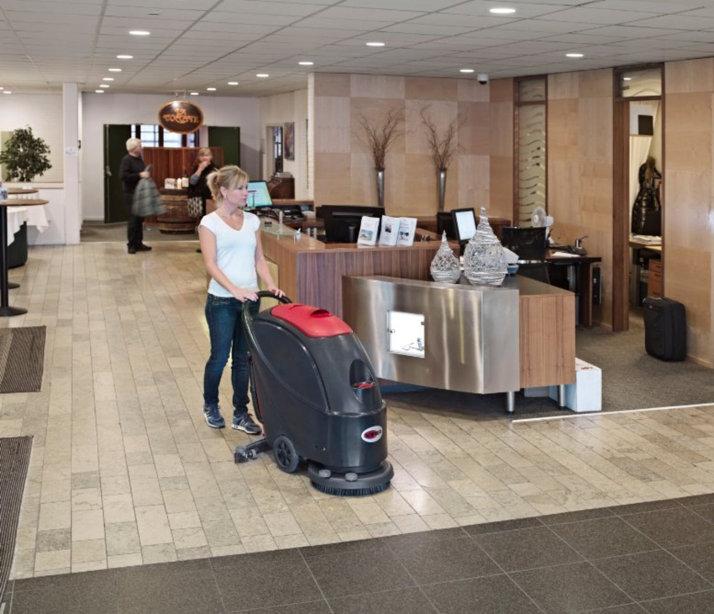 Viper AS430C | 17" Walk Behind Disk Floor Scrubber, Electric, Pad Assist - 50000226