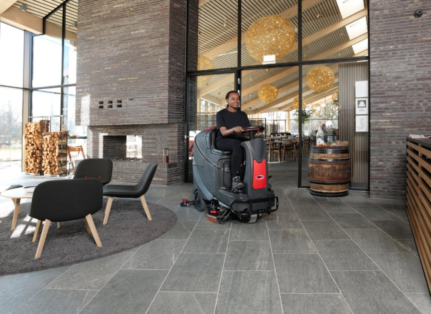 Viper AS850R | 32" Ride On Disk Floor Scrubber, Battery - AS850R-242