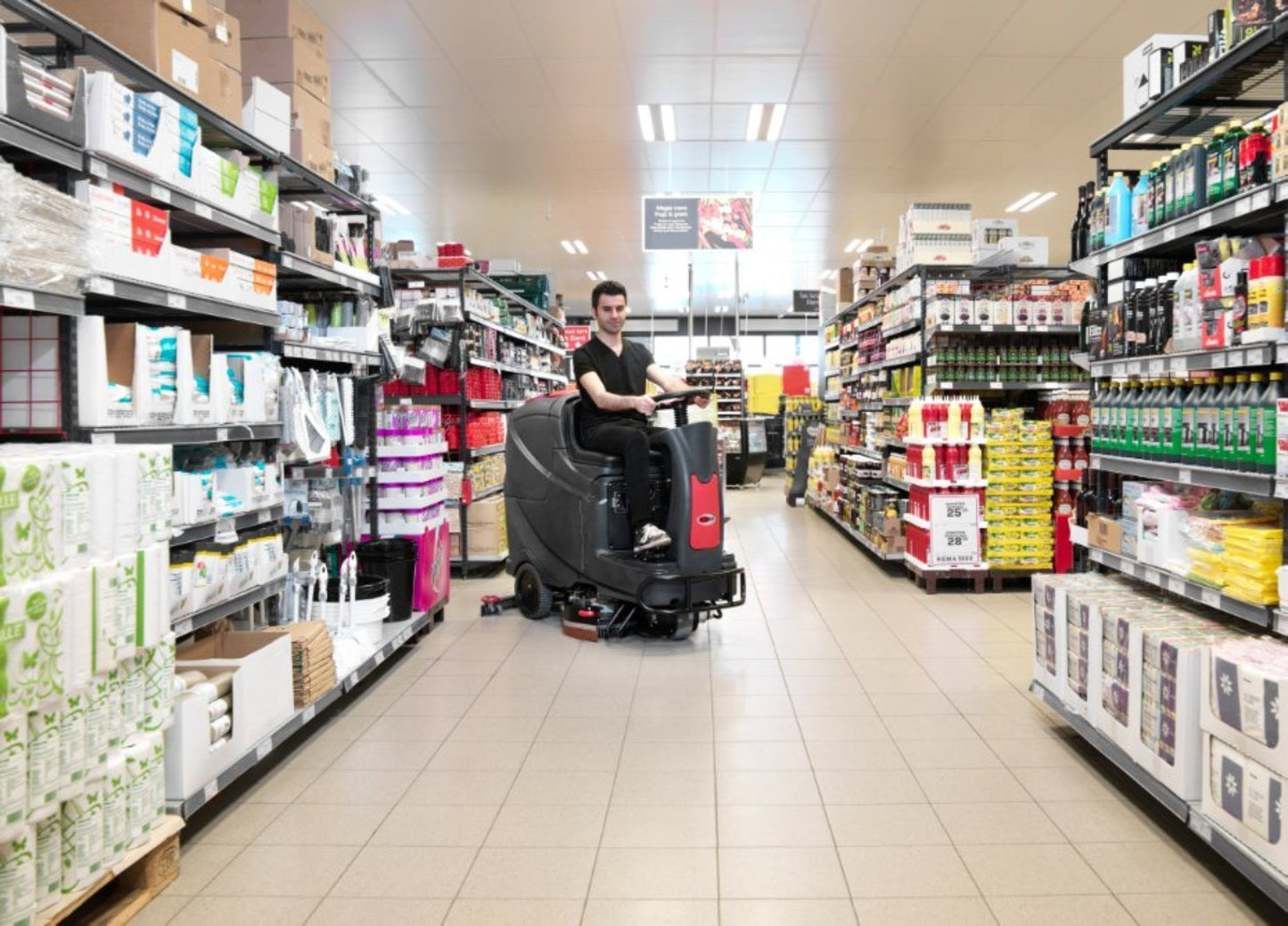 Viper AS850R | 32" Ride On Disk Floor Scrubber, Battery - AS850R-242