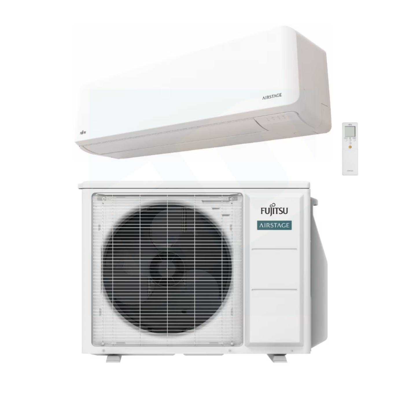 Mitsubishi Fujitsu ASUH09KPAS & AOUH09KPAS1 9,000 BTU 26 SEER2 Altair 500 Wall Mounted Heat Pump System - R32 - ASUH09KPAS/AOUH09KPAS1