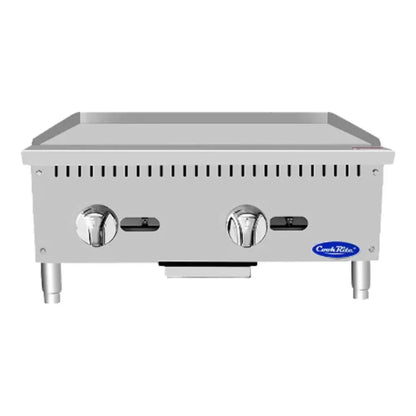 Atosa ATMG-24 24" Heavy Duty Gas Griddle with Manual Control 60,000 BTU - ATMG-24