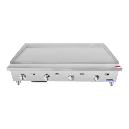 Atosa ATTG-48 48" Gas Countertop Griddle with Thermostatic Controls 100,000 BTU - ATTG-48