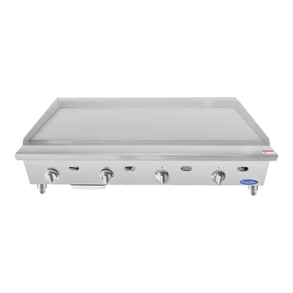Atosa ATTG-48 48" Gas Countertop Griddle with Thermostatic Controls 100,000 BTU - ATTG-48