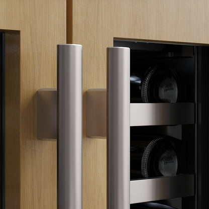 Avallon 24 Inch Wide 42 Bottle Capacity French Door Wine Cooler with LED Lighting - AWC242FDPRG