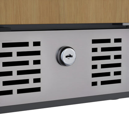 Avallon 24 Inch Wide 42 Bottle Capacity French Door Wine Cooler with LED Lighting - AWC242FDPRG