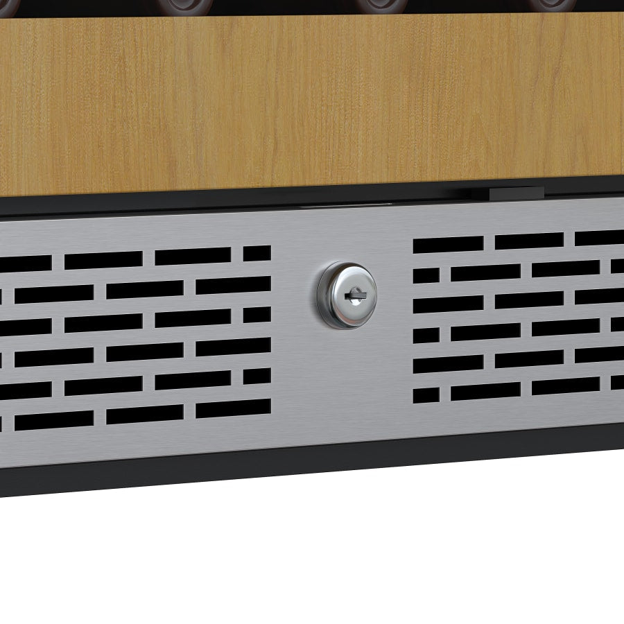 Avallon 24 Inch Wide 53 Bottle Capacity Single Zone Wine Cooler with Left Swing Door - AWC242SPRGLH