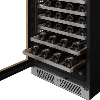 Avallon 24 Inch Wide 53 Bottle Capacity Single Zone Wine Cooler with Left Swing Door - AWC242SPRGLH
