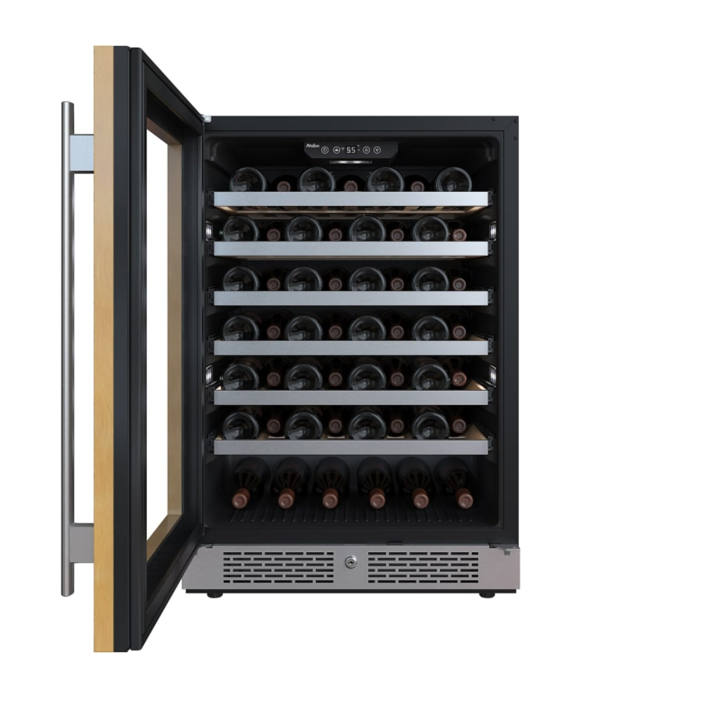 Avallon 24 Inch Wide 53 Bottle Capacity Single Zone Wine Cooler with Left Swing Door - AWC242SPRGLH