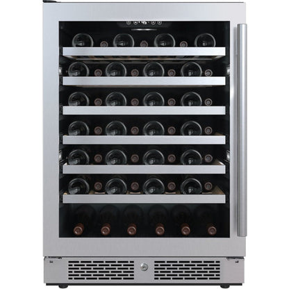 Avallon 24 Inch Wide 53 Bottle Capacity Single Zone Wine Cooler with Left Swing Door - AWC242SPRGLH