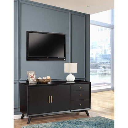 Alpine Flynn Sideboard, Black - 966BLK-64