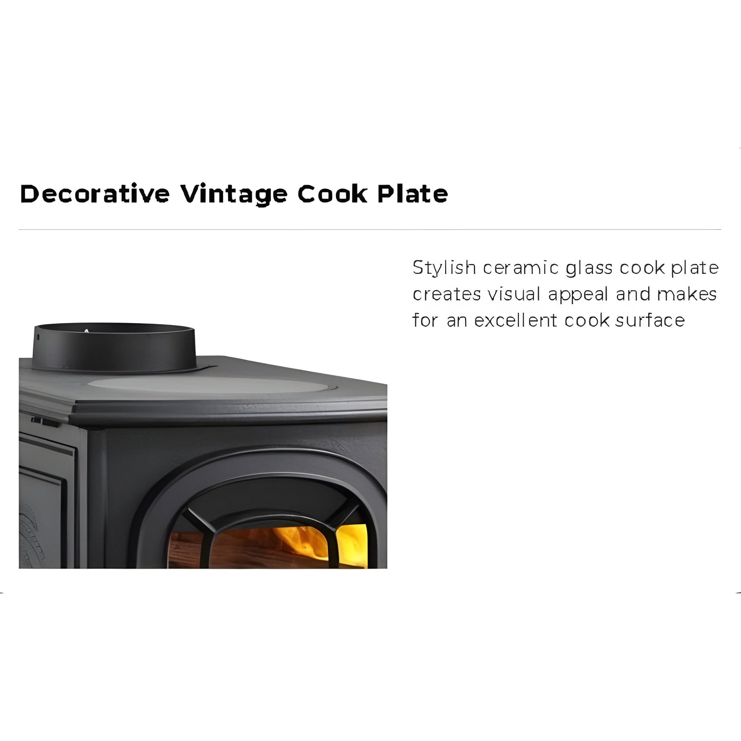Vermont Castings Aspen C3 Wood Burning Stove - 0002505