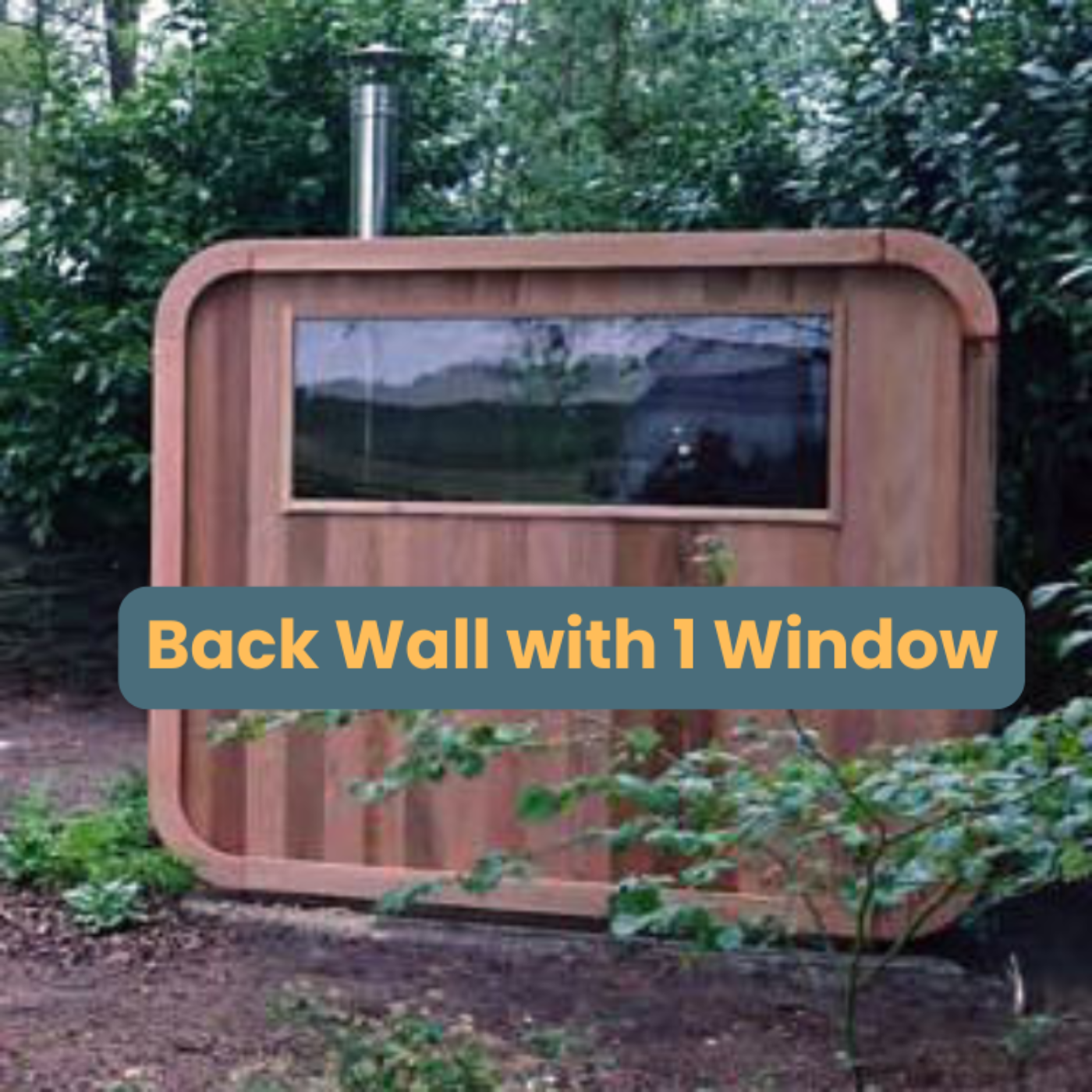 Dundalk Leisure Knotty Cedar Outdoor Luna Sauna - 862LUE