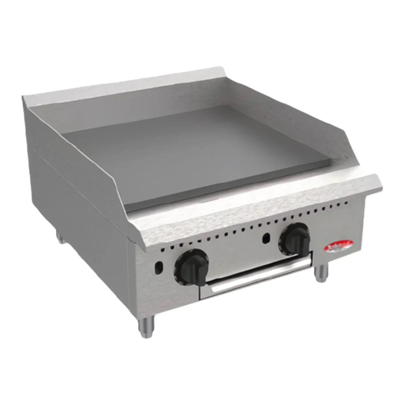 BakeMax  24" Countertop Themostatic Gas Griddle w/ Manual Controls, 60,000 BTU - BATG24