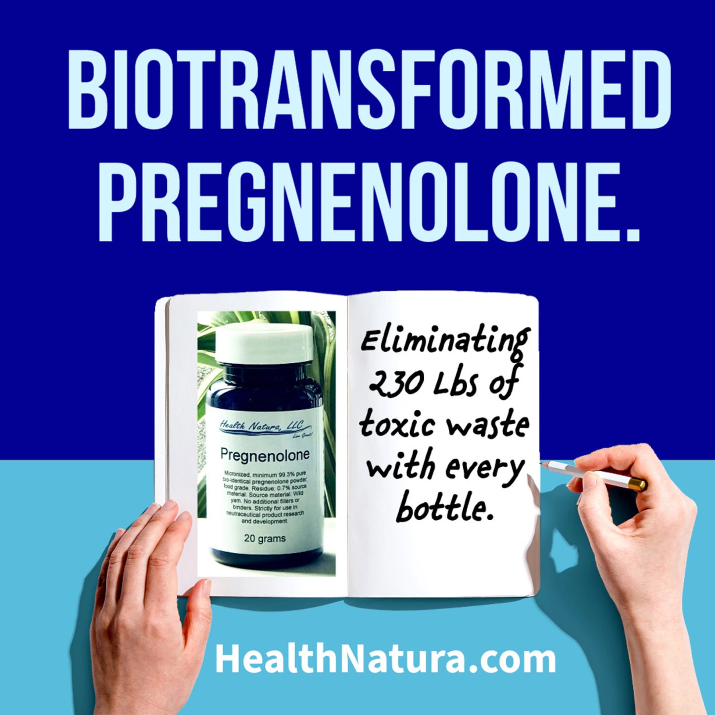 Health Natura Pregnenolone Powder | 20 Grams