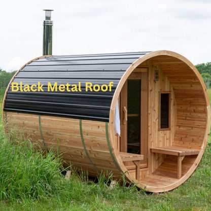 Dundalk LeisureCraft Tranquility MP Barrel Sauna - CTC2345MPW