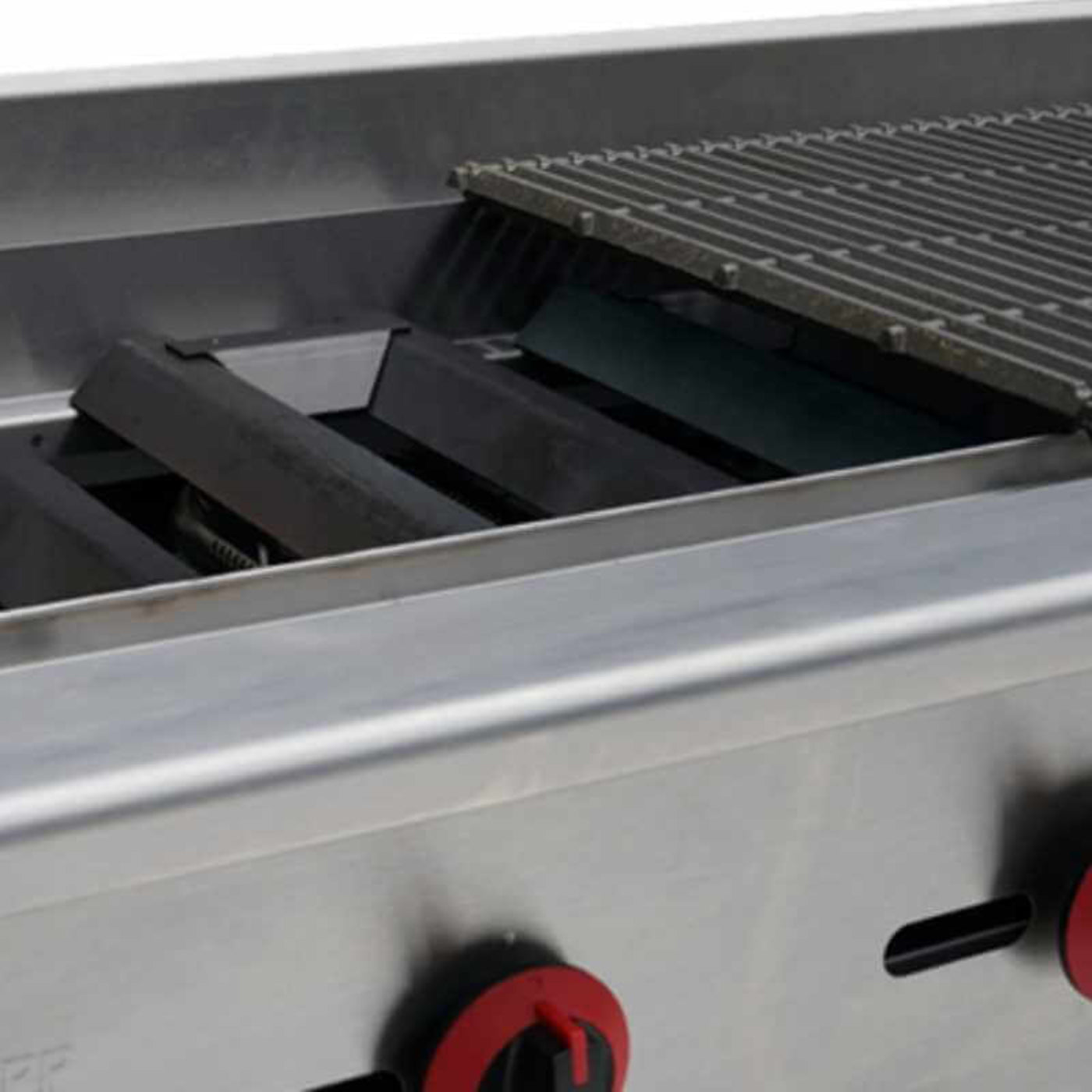 Saba - CB-48, Commercial 48" Radiant Charbroiler 4 Burners Cooktop Natural Gas/Liquid Propane - CB-48