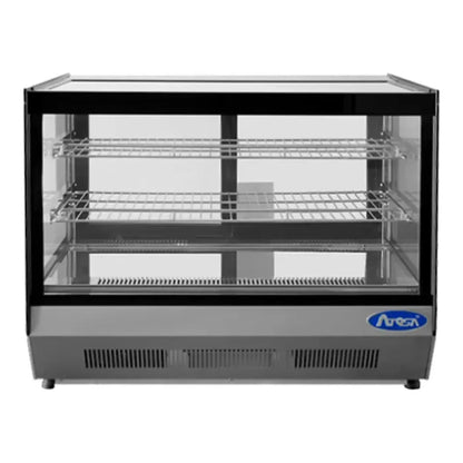 Atosa CRDS-42 27.6" Flat Glass Countertop Refrigerated Display Case 4.2 Cu.Ft - CRDS-42