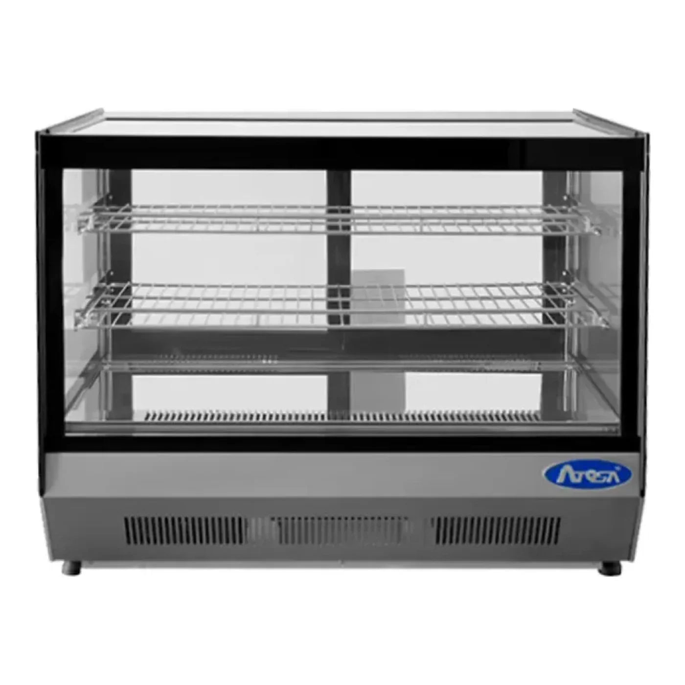 Atosa CRDS-42 27.6" Flat Glass Countertop Refrigerated Display Case 4.2 Cu.Ft - CRDS-42