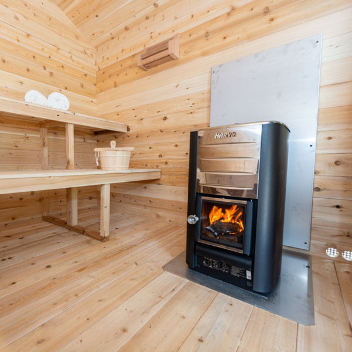 Dundalk Leisure Canadian Timber Georgian Cabin Sauna CTC88W - CTC88W-NH