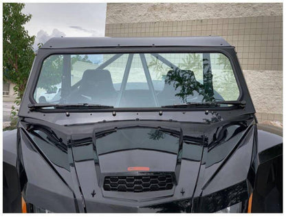 UTVZILLA Textron Wildcat XX Vented Glass Windshield with Wipers (2018-2020) - ZL-WCXX-WS-GLS-BLK-Y