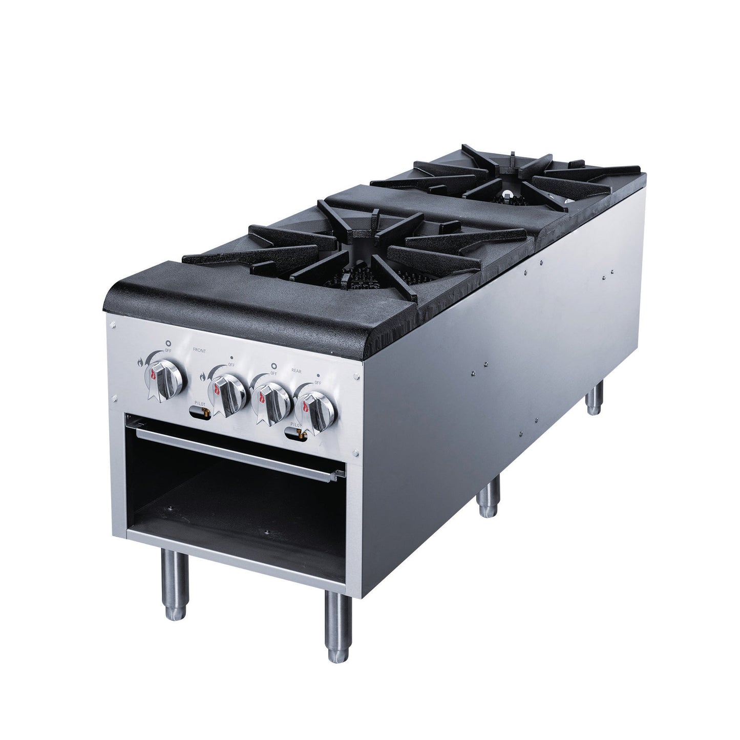 Chef AAA - Commercial 2 Burner Stock Pot Range - TCSPA2
