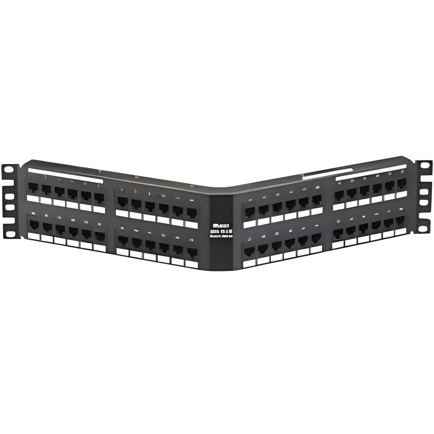 Panduit Punchdown Patch Panel, Cat 6, Angled, 48 - DPA48688TGY