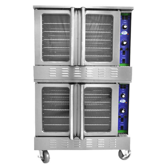 Chef AAA - KF-DDCOE-208, Commercial Double Deck Convection Oven Electric 208V -KF-DDCOE-208