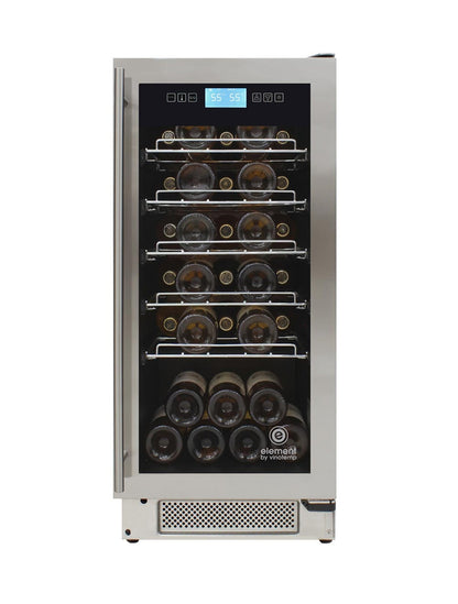 Vinotemp 32-Bottle Single-Zone Wine Cooler, Stainless - EL-32COMM-SS