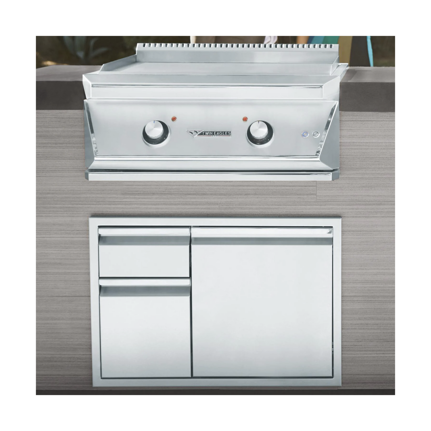 Twin Eagles Teppanyaki Built-In Gas Griddle - TETG30-CL