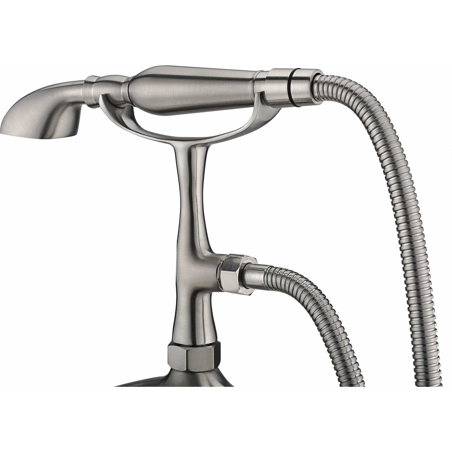 Anzzi Tugela 3-Handle Claw Foot Tub Faucet with Hand Shower FS-AZ0052 - FS-AZ0052BN