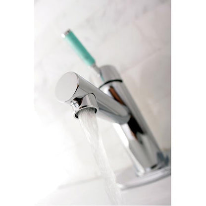 Kingston Brass Green Eden Single Handle Lavatory Faucet with Cover Plate