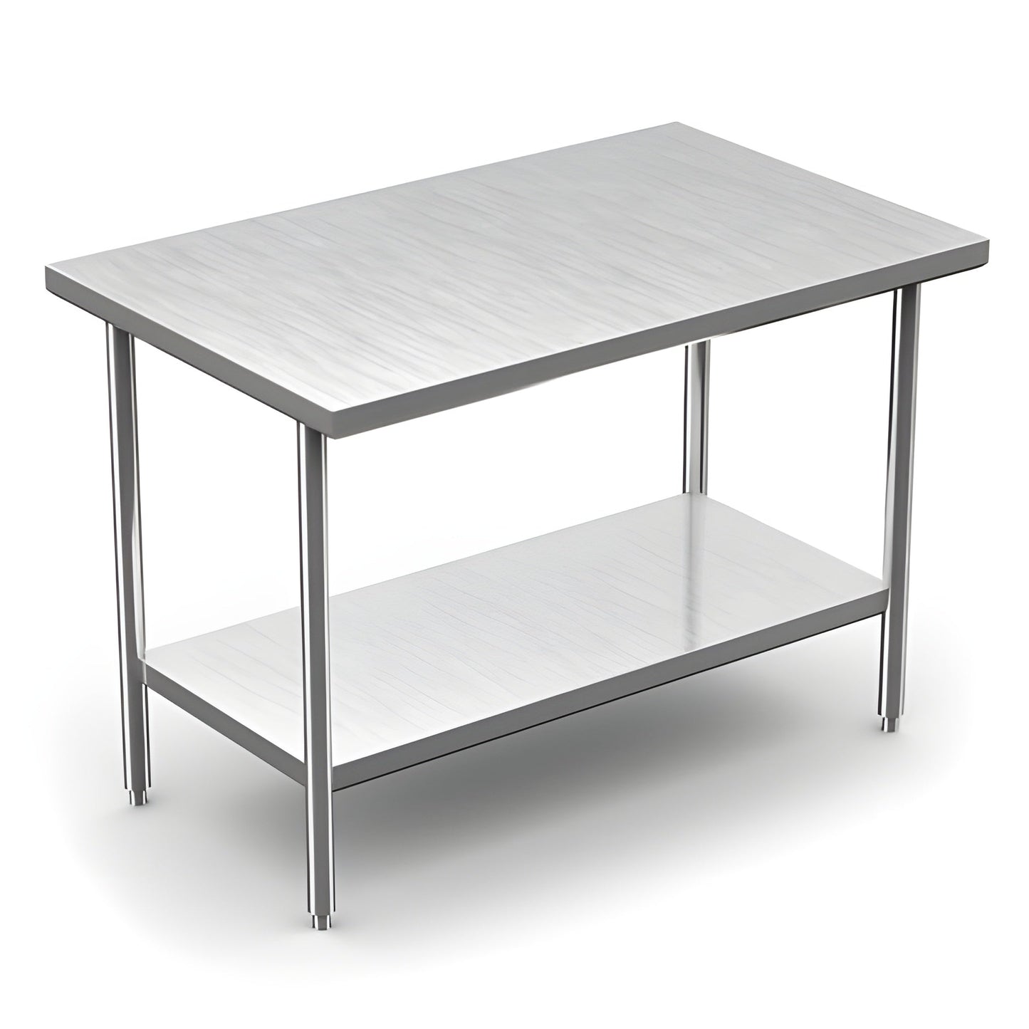 Winholt 30" x 72" All Welded Stainless Steel Knock-Down Table with Undershelf - DTS-3072-HKD