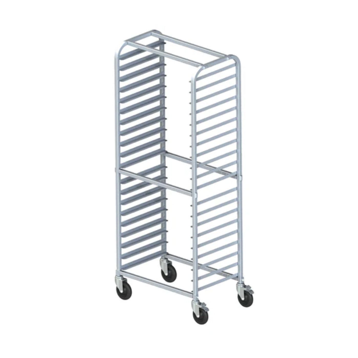 Winco AWRS-20BK 20 Tier Welded Side-Load Sheet Pan Rack - WNAWRS-20BK