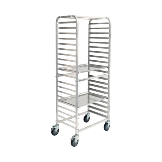 Winco AWRS-20BK 20 Tier Welded Side-Load Sheet Pan Rack - WNAWRS-20BK